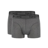 Ten Cate Men Basics Shorty 2-Pack Antraciet Melange 32321 | 26912