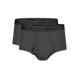 Ten Cate Men Basics Classic Slips 2-Pack Antraciet Melange 32320 | 26907