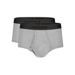 Ten Cate Men Basics Classic Slips 2-Pack Grey Melee 32320 | 26906