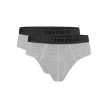 Ten Cate Men Basics Slips 2-Pack Grey Melee 32319 | 26901
