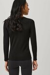 Ysabel Mora Dames Thermo Long Sleeve T-Shirt Black 70011 | 27332