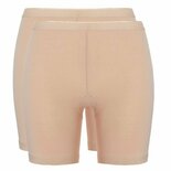 Ten Cate Women Basics Long Shorts 2-Pack Beige 32285 | 26871
