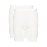 Ten Cate Women Basics Long Shorts 2-Pack White 32285 | 26870