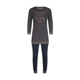 Charlie Choe Meisjes Pyjama Long Pullover Set Happy Life D37004-41 | 23487