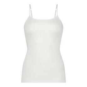 Ten Cate Women Basics Shape Spaghetti Top White 32295-001 | 27160