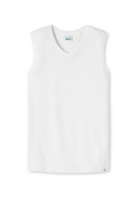 Schiesser Men Long Life Cotton Tanktop V-hals White 145139-100 | 12302