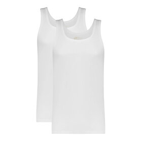 Ten Cate Men Basics Singlets 2-Pack White 32324-001 | 26923
