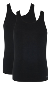 Sloggi Men Go ABC 2.0 Tanktop 2-Pack Black 10217898 - 004 | 30036