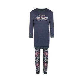 Charlie Choe Meisjes Pyjama Long Pullover Set Navy S49008-41 | 28997