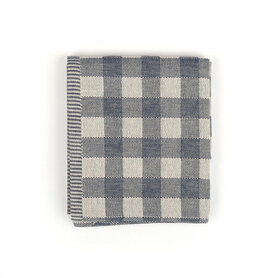 Bunzlau Castle Theedoek Check Dark Blue 3808 | 21604