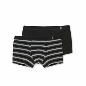 Schiesser Men 95/5 Shorts 2-Pack Zwart 154434-901 | 15739