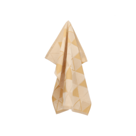 Bunzlau Castle Theedoek Triangles Yellow 6250 | 28665