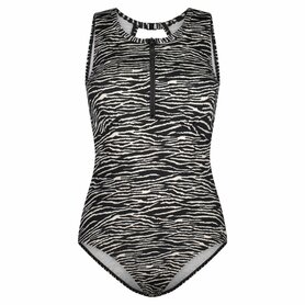 Ten Cate Swim High Neck Badpak  Zebra Stripe 60262-6062 | 31180