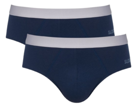 Sloggi Men Go ABC 2.0 Brief 2-Pack Navy 10217985 - 00RA | 30029