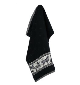 Bunzlau Castle Keukendoek Dogs Black  6096 | 26978