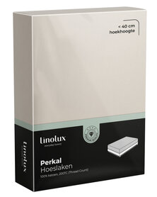 Linolux Perkal Katoen Hoeslaken Natural | 31743-31744-31745