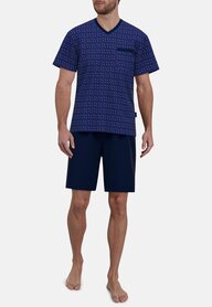 Götzburg Heren Shortama Blauw 452304-4009-696 | 31712