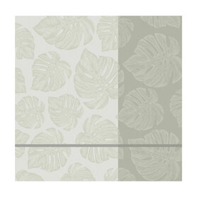 DDDDD Theedoek Monstera Cream 22210