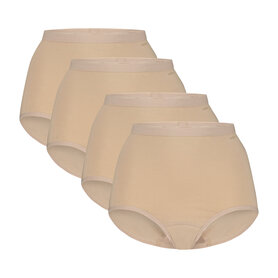 Ten Cate Women Basics High Waist 4-Pack Beige 32420-029 | 27167