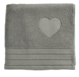 Rivièra Maison Heart Strandlaken Antraciet 17100