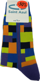 Saint Azul Heren Sokken Multi Motief | 28870
