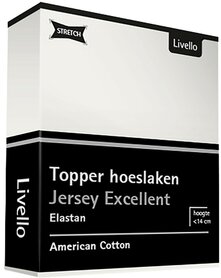 Livello Jersey Excellent Topper Hoeslaken Offwhite BLLIV33THL | 25164