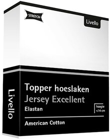 Livello Jersey Excellent Topper Hoeslaken Wit BLLIV33THL | 25163