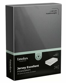 Linolux Jersey Excellent Hoeslaken Dark Grey BLLNX33 | 25162