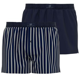 Bugatti Heren Woven Shorts 2-Pack Blue 50235-5100-633 | 31424