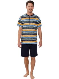 Pastunette For Men Heren Shortama Dark Blue 132251-520-1-520 | 31568