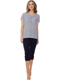 Rebelle Dames Pyjama Dark Blue 121251-622-1 | 31651