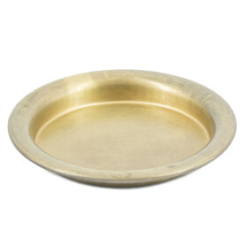 Schaaltje Rond Metaal Goud 29148