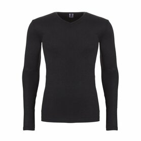 Ten Cate Men Thermo Long Sleeve V-Neck Black 30246-090 | 18229