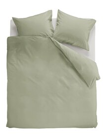 Linolux Dekbedovertrek Washed Cotton Green 32387