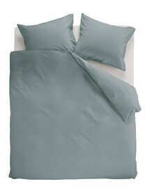 Linolux Dekbedovertrek Washed Cotton Blue 32388