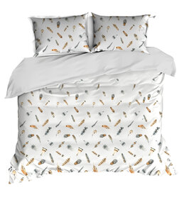 Linolux Dekbedovertrek Feathers Grey DBSLNX3715 | 32414