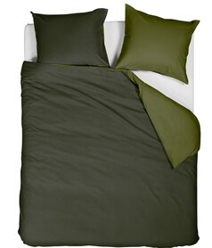 Beddinghouse Flanel Dekbedovertrek Warm Green 32374