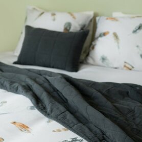 Linolux Sprei Stonewashed Blocks Cloudy LNX SPREI STONCL | 32221