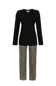 Chérie Line Dames Pyjama Black  5571005-900 | 32150