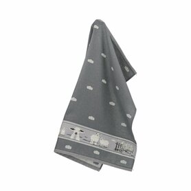 Bunzlau Castle Theedoek Sheep Anthracite 6415 | 32437