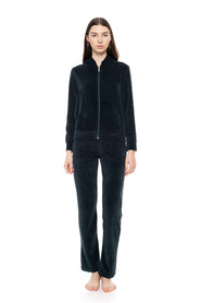 Pink Label Dames Velours Huispak Black WN-1000 | 32422