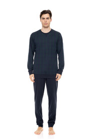 Ulisse Heren Pyjama Jacquard Green Plaid W-M711 | 30928