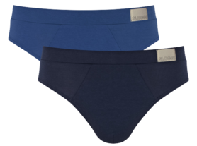 Sloggi Men Go Natural Brief 2-Pack Blue 10214618-M008 | 27852
