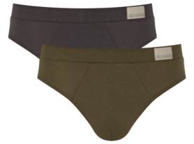 Sloggi Men Go Natural Brief 2-Pack Brown 10214618-M004 | 27851