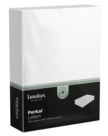 Linolux Perkal Katoen Laken White | 31757