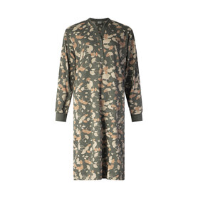 Lunatex Dames Double Jersey Nachthemd Donkergroen Gebloemd 22-4188 | 32130