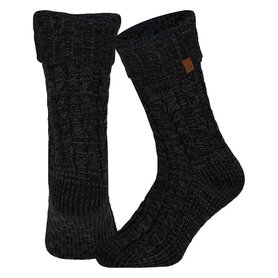 Apollo Heren Huissokken Donkerblauw  Gemeleerd 121748007 | 32481