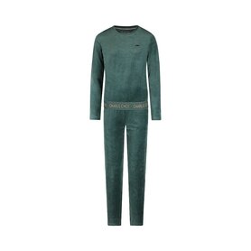 Charlie Choe Dames Velours Huispak Teal Green O57147-38 | 32299
