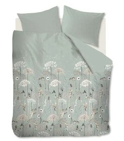 Ariadne At Home Flanel Dekbedovertrek Flowers Green 32627