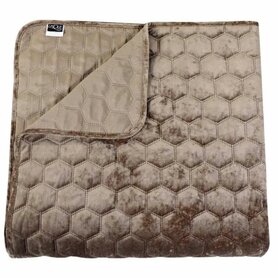 Unique Living Sprei Peggy Taupe | 30938-32485